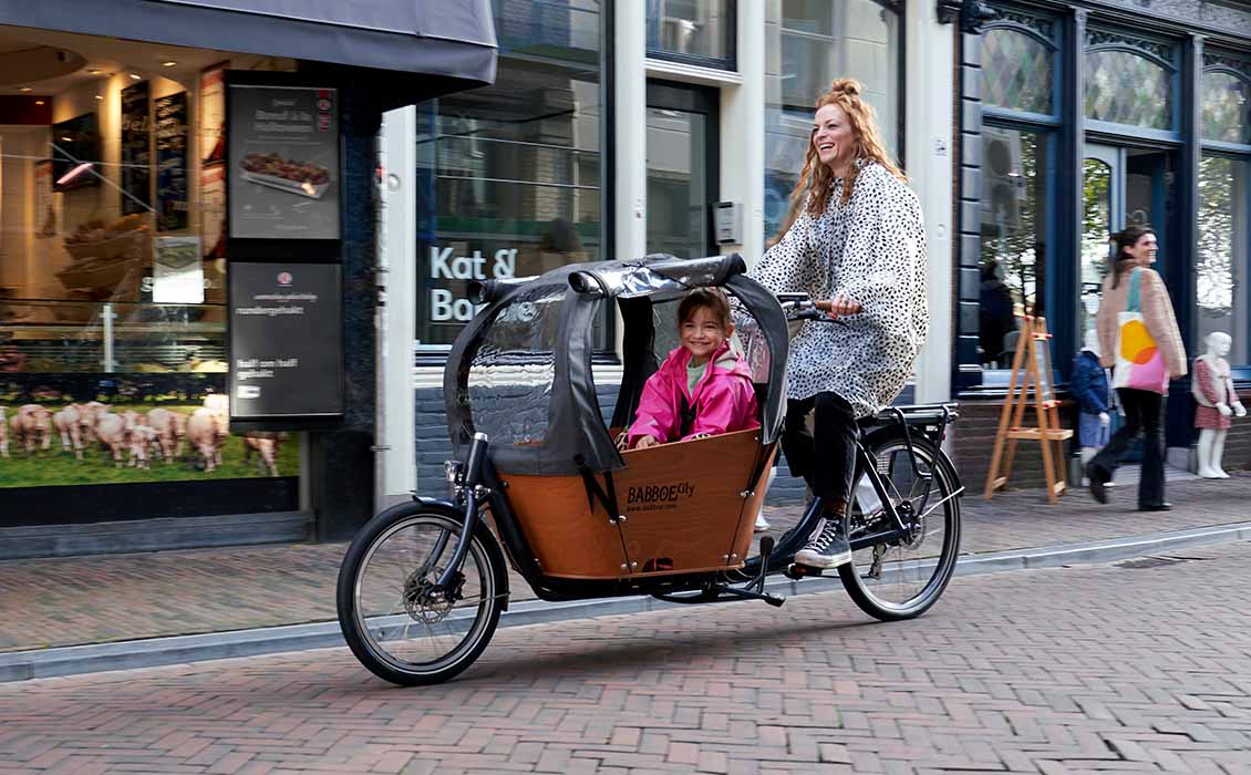 Wendbare bakfiets Tweewieler bakfiets