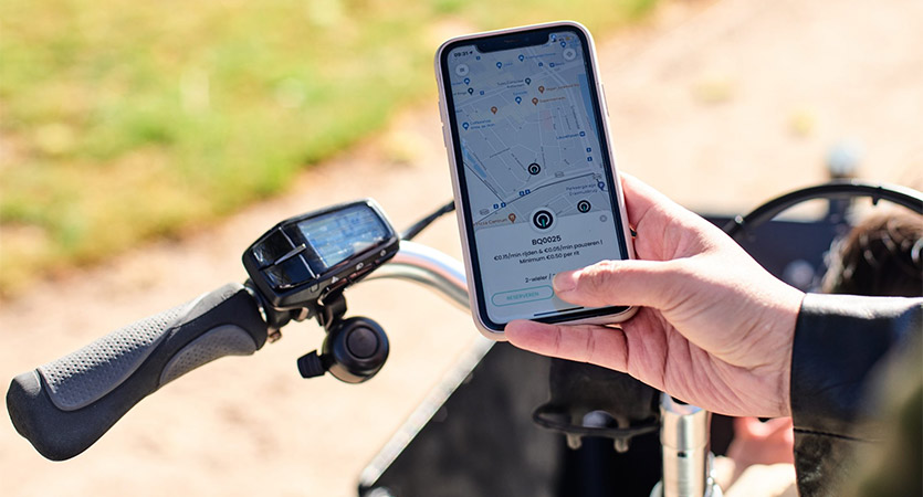 Bakfiets app BAQME