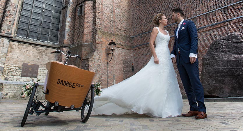 Cargo bike wedding