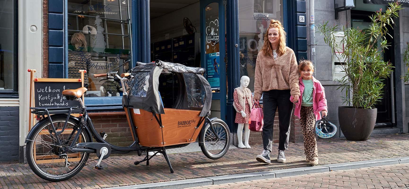 Bakfiets tweewieler 