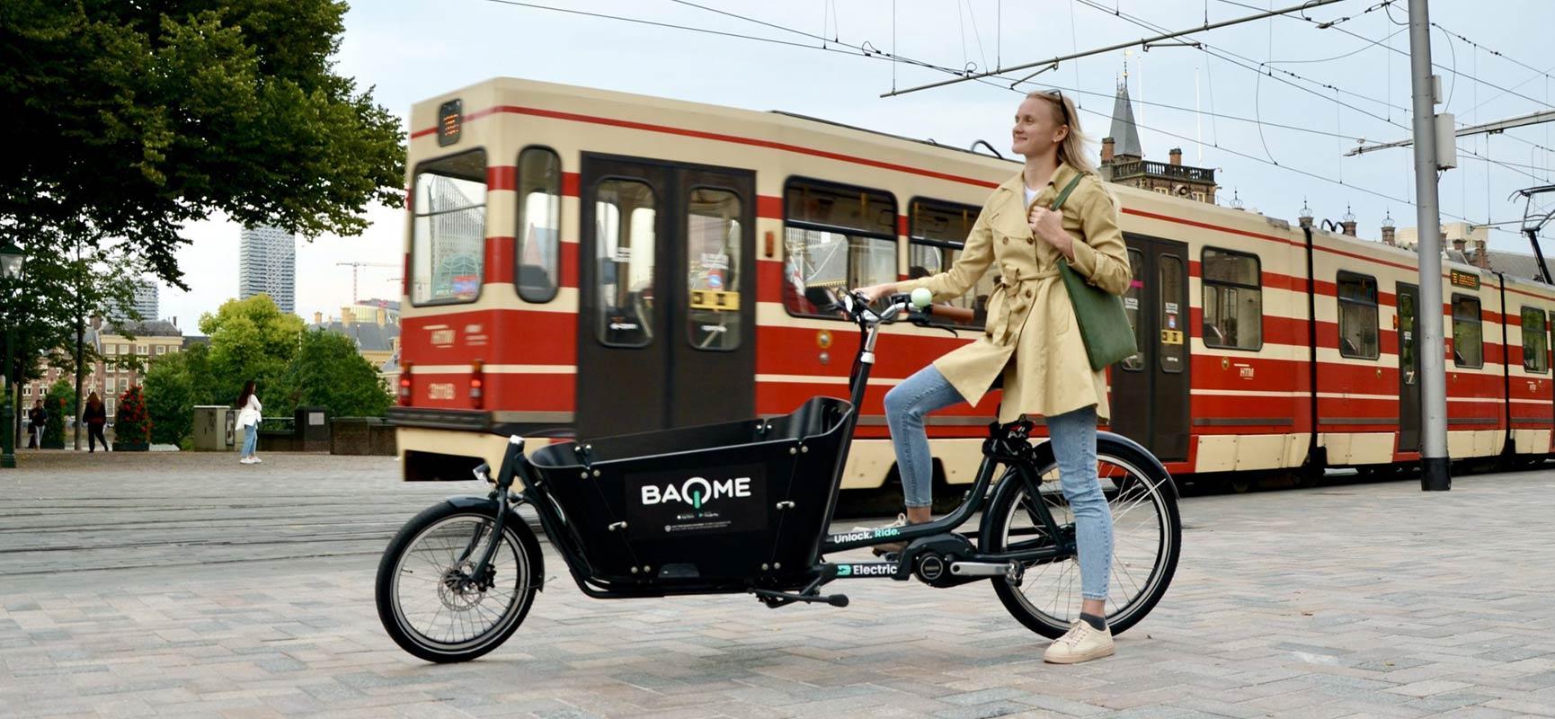 BAQME: Babboe bakfiets huren in Den Haag of Rotterdam