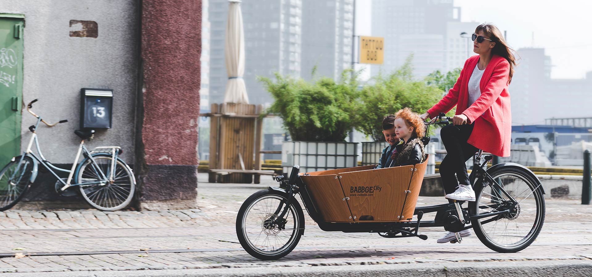 Babboe City Bakfiets 2 wielen
