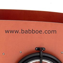 Babboe sticker www.babboe.com zwart zijpaneel