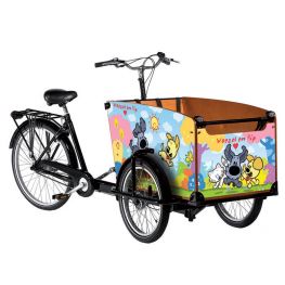 Babboe bakfiets stickers woezel en pip classic