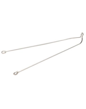 Babboe achterspatbordstang zilver