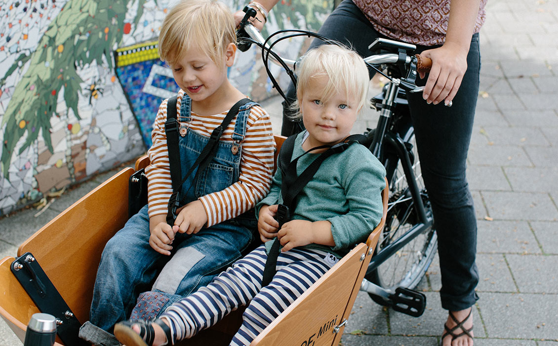 Compacte bakfiets